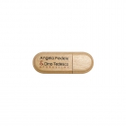 Wooden Usb Drives - Custom logo Oval shaped wooden 64gb usb drive LWU893